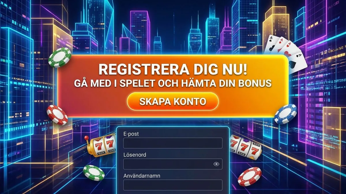 Registrera dig med bonus